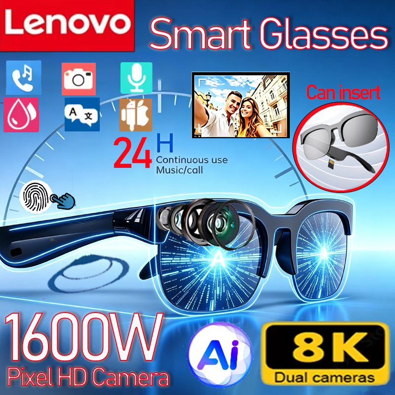 Smart Glasses Lens - Lenovo 8K New Smart Glasses AI