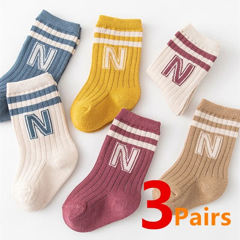 3 Pairs Baby Letter Socks Knit - Baby Sock Oximeter recensie en prijs