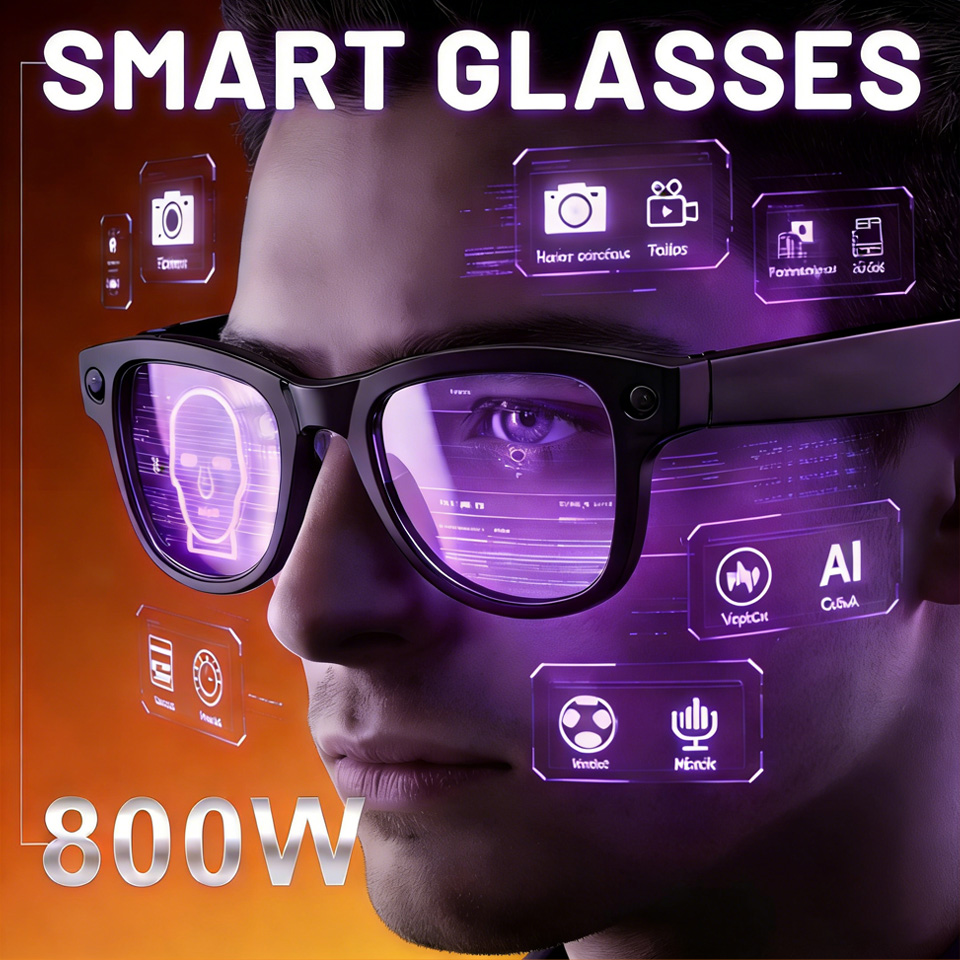 Smart AI Camera Glasses, 1080P - Smart Glasses Lens recensie en prijs