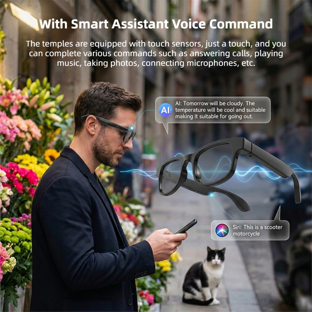AI Smart Glasses Touch Control - Smart Glasses Lens recensie en prijs