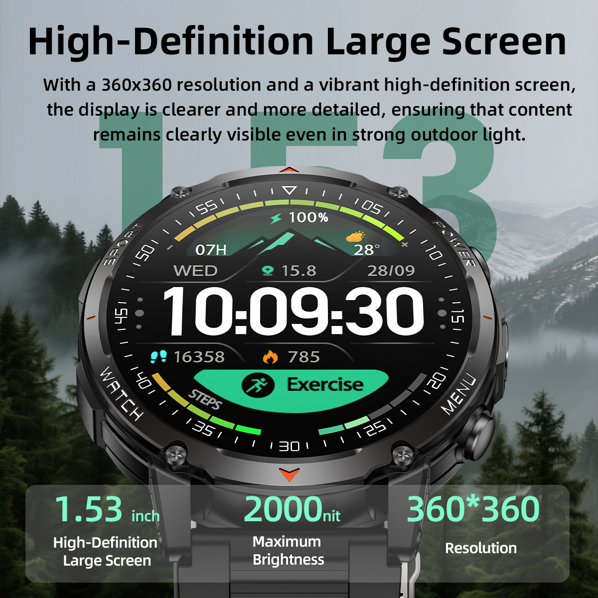 2026 New Military Smart Watch  - Smart Insole Pressure recensie en prijs
