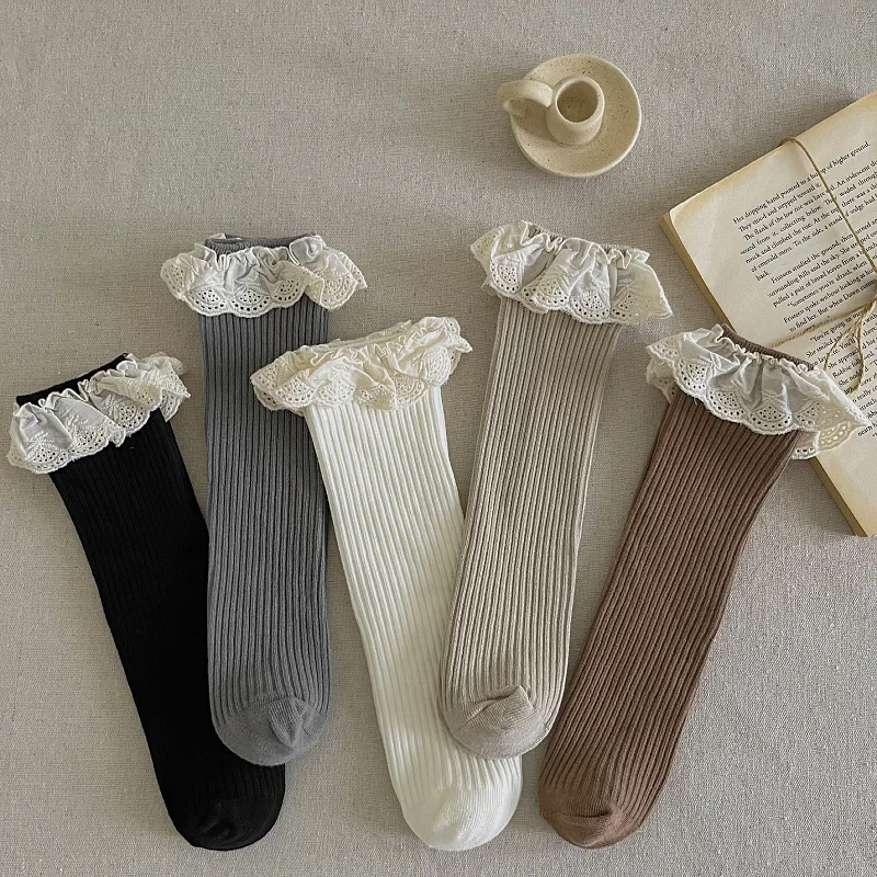 Ruffle Baby Girls Knee High So - Baby Sock Oximeter recensie en prijs