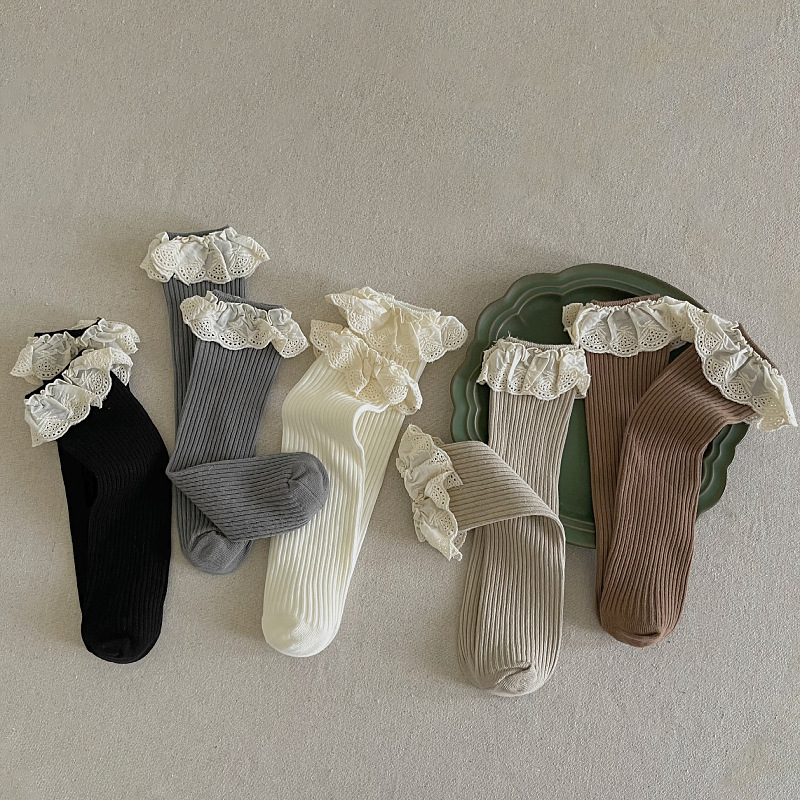 Ruffle Baby Girls Knee High So - Baby Sock Oximeter recensie en prijs