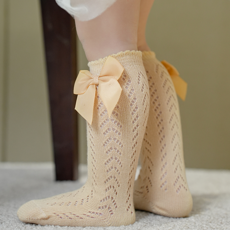 1 Pairs Summer Fashion Bow Bab - Baby Sock Oximeter recensie en prijs