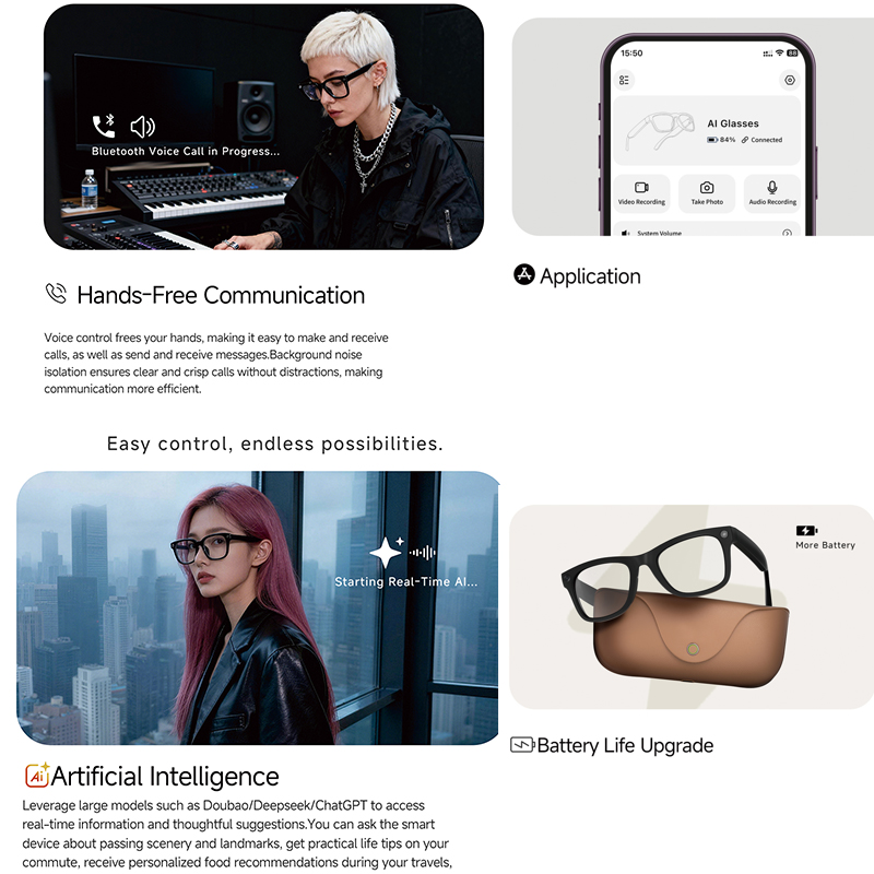 2026 Genuine Leather 2000Mah C - Smart Glasses Lens recensie en prijs