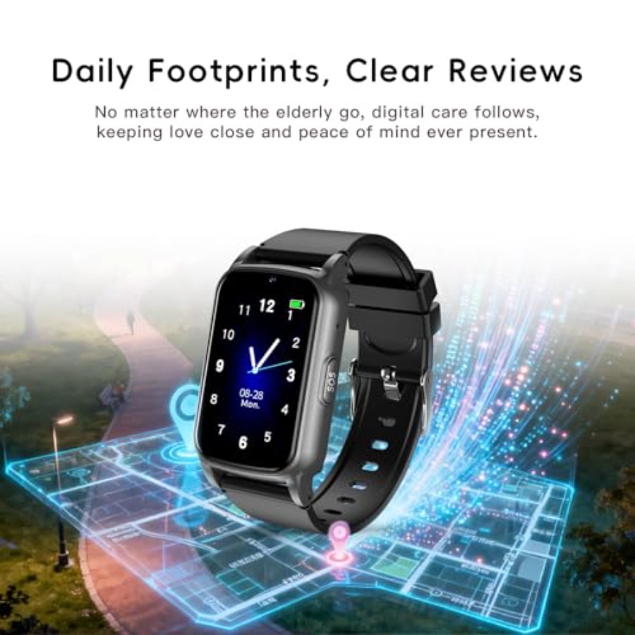 Smart Watch for Seniors with F - Fall Detection Watch recensie en prijs