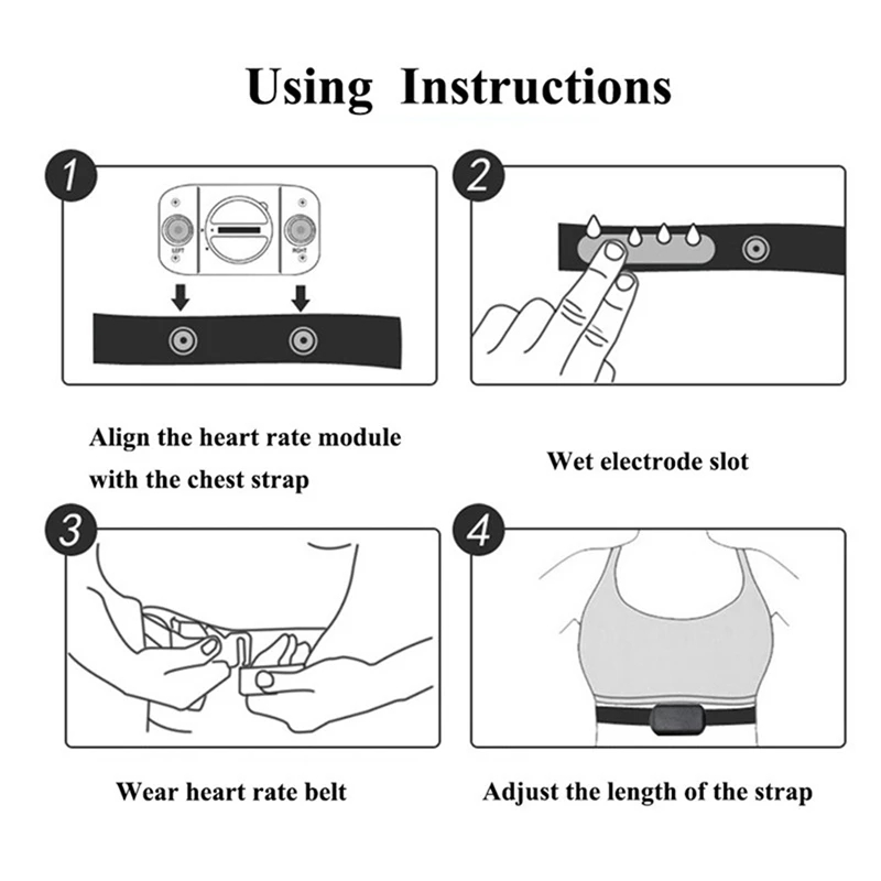 1/2PCS Heart Rate Monitor Ches - Breath Rate Monitor recensie en prijs