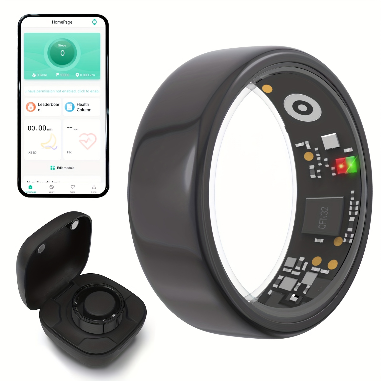 Smart Ring Men Women with Char - Temperature Ring Skin recensie en prijs